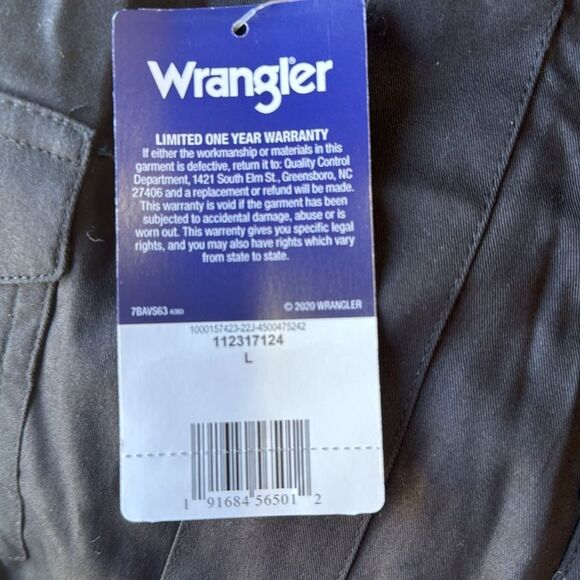 WRANGLER MEXICO LOGO BLACK LONG SLEEVE WESTERN SNAP SHIRT size L nwt - Picture 7 of 8